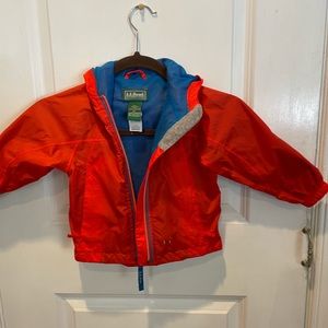 L.L. Bean rain coat 2T orange unisex